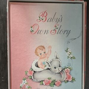 Vintage 1947 Baby's Own Story Book with Pastel Cover